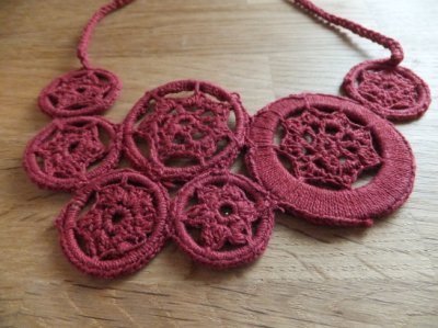 画像2: SALE30％Off！ノスタルジックかぎ編みデザインネックレス・Crochet
