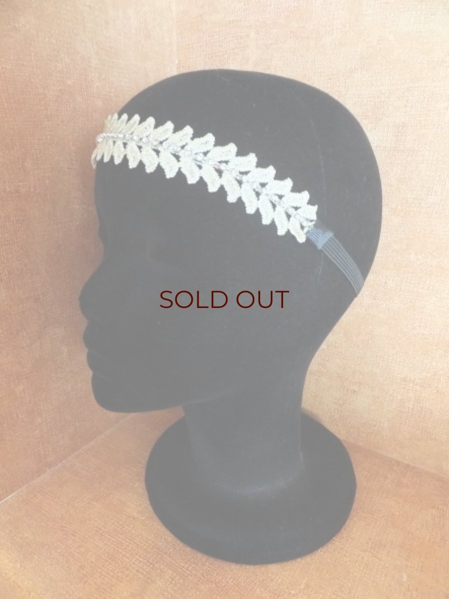 画像3: ロマンティックレース刺繍ヘアバンド・Ninfa (3)