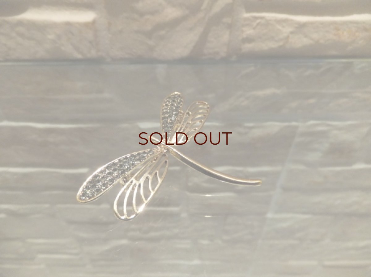 画像2: トンボモチーフのメタルブローチ・Libelula (2)