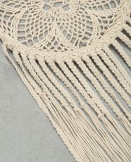 画像4: ご予約商品！！かぎ編みデザインと長いフリンジの壁掛け雑貨・Crochetage (4)