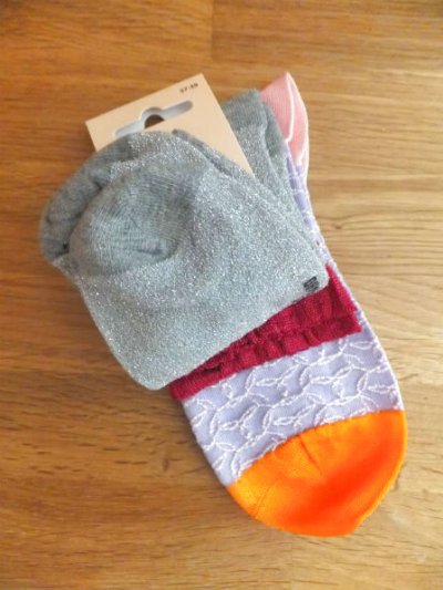 画像3: アーティーな北欧デザインのソックス2足セット・Mix socks 2set