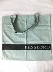 画像1: ユーズド商品・Kesslordのくすみグリーン色エコバッグ (1)