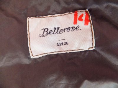 画像1: ユーズド商品・Belleroseの極薄なスポーティブルゾンパーカー
