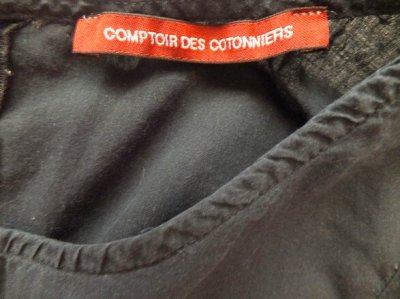 画像1: ユーズド商品・Comptoir des Cotonniersのヴィンテージ調コットンシャツ