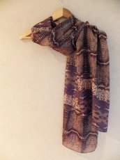 画像7: ユーズド商品・オランダより買い付けたヴィンテージプリント柄スカーフ (7)