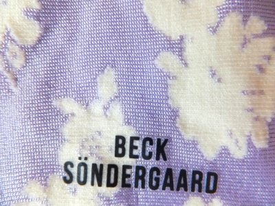画像1: Becksöndergaardの北欧デザイン！ボタニカル柄ソックス・Maddie Purple