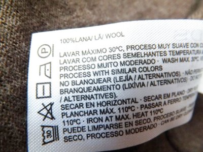 画像2: ユーズド商品・スペインで買い付けたメリノウール100％トラッドなポロニット