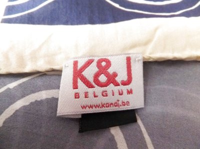 画像2: ユーズド商品・ベルギーのKate & Julesのアーティ柄シルク100％ストール