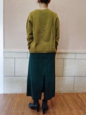 画像5: ユーズド商品・Pomandèreのグリーン色コーディロイ地のスカート (5)