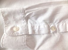 画像11: ユーズド商品・GANTのコットン100％素材スタンドカラー白シャツ (11)