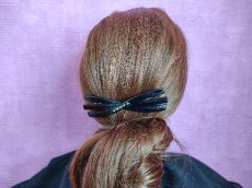 画像5: デッドストック商品・フランス製ヴィンテージ！レトロクラシックなヘアバレッタ (5)