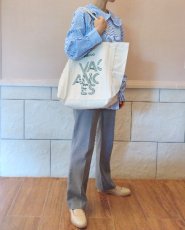 画像9: デッドストック商品・フランスSuncooのシックなロゴ入り大きめサイズの布バッグ (9)