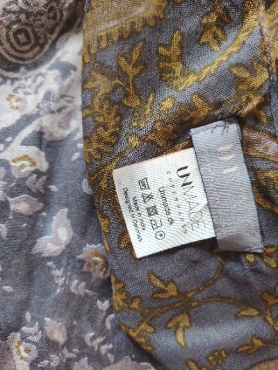 画像3: ユーズド商品・Unmade Copenhagenのアーティ＆シックなプリント柄ストール