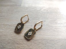 画像3: 半貴石入りシンプル＆ミステリアスなピアス・Irma (3)