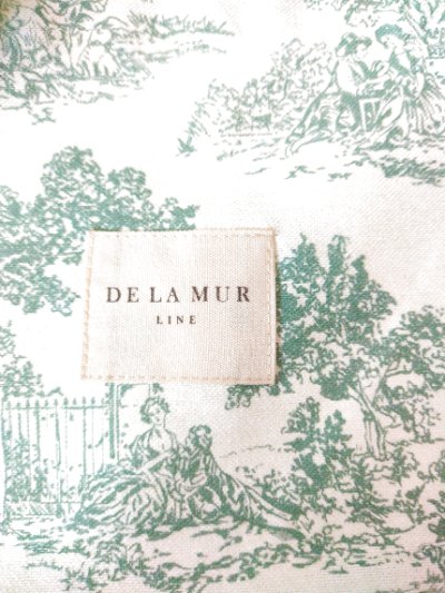 画像1: De la Murのスペイン製レトロ＆ロマンティック柄布トートバッグ・Toy