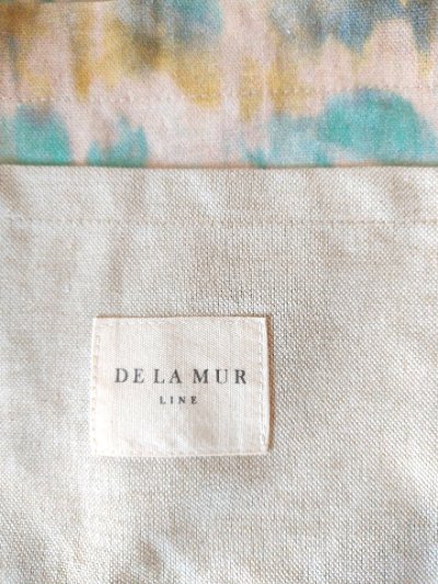 画像1: De la Murのスペイン製アーティなタイダイ柄布トートバッグ・Aran