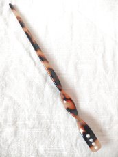 画像5: イタリア製Moliabalのパールビーズ入りエレガントなヘアかんざし・Forcina (5)