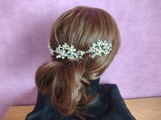 画像6: ユーズド商品・フランスの幻想的で華やかなクリップ付きヘッドドレス (6)