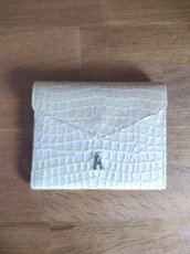 画像3: ユーズド商品・フランスCraie Studioのバターイエロー色のパテントレザー財布 (3)