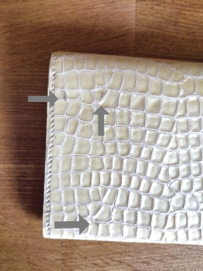 画像3: ユーズド商品・フランスCraie Studioのバターイエロー色のパテントレザー財布