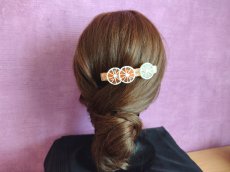 画像6: ユーズド商品・ほぼ新品！ALEXANDRE DE PARISの柑橘モチーフのヘアバレッタ (6)