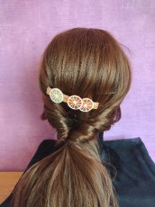 画像7: ユーズド商品・ほぼ新品！ALEXANDRE DE PARISの柑橘モチーフのヘアバレッタ (7)