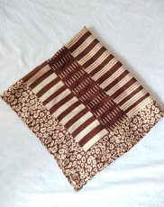 画像3: Karl Marc Johnのシックなレオパード柄入りシルク100％スカーフ・Caramel (3)