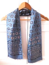 画像6: ユーズド商品・ フランスで買い付けたレトロな色柄のフランス製ヴィンテージスカーフ (6)