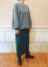 画像3: ユーズド商品・フランスAn'geのレトロ＆ノスタルジックなチャコールグレイ色ニット (3)