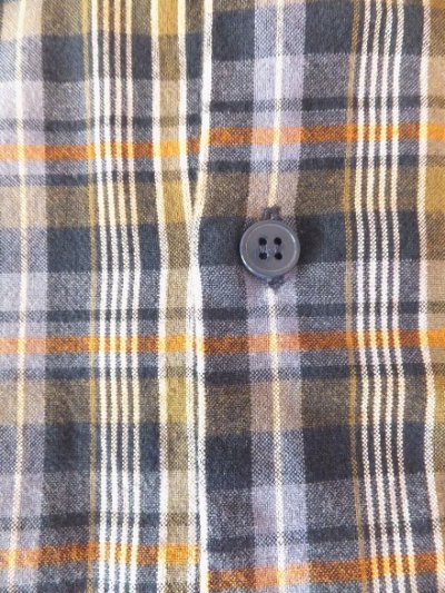 画像3: ユーズド商品・フランスagnesb.のレディスサイズに近いメンズラインのチェック柄シャツ