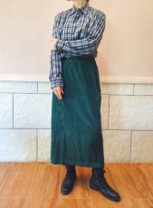 画像7: ユーズド商品・フランスagnesb.のレディスサイズに近いメンズラインのチェック柄シャツ (7)