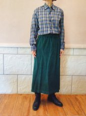 画像6: ユーズド商品・フランスagnesb.のレディスサイズに近いメンズラインのチェック柄シャツ (6)
