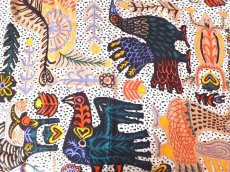 画像5: ユーズド商品・スペインBimba y Lolaのポップでハッピーな色柄が芸術的なストール (5)