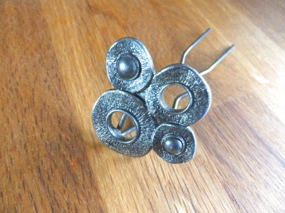 画像1: ユーズド商品・スペインのヴィンテージ!レトロ&アーティなヘアかんざし