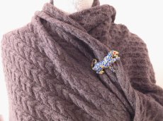 画像7: ユーズド商品・訳あり価格！スペインより買い付けたパンサーモチーフのヴィンテージブローチ (7)