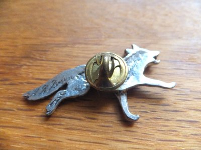 画像2: ユーズド商品・イギリスヴィンテージA.R.Brownのキツネモチーフのピンズブローチ